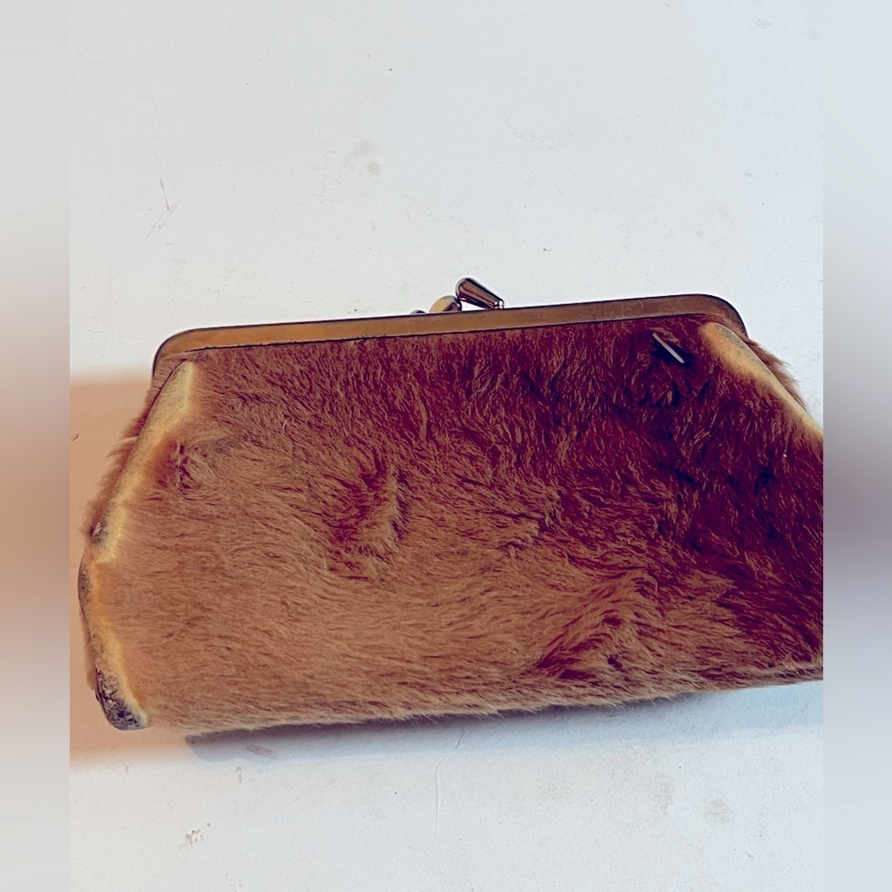 Vtg Lispeer Trading Genuine Kangaroo Sydney Coin Purse Gold Turnlock - Picture 12 of 12